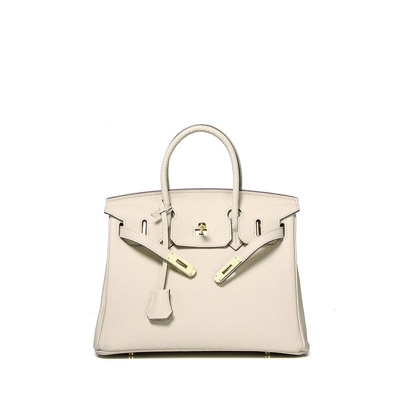 Togo Genuine Leather Women's Kelly Birkin Bag – Large Capacity Urban Tote - Image 1